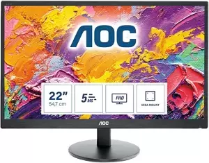 Image of AOC 22" E2270SWHN Full HD LED Monitor