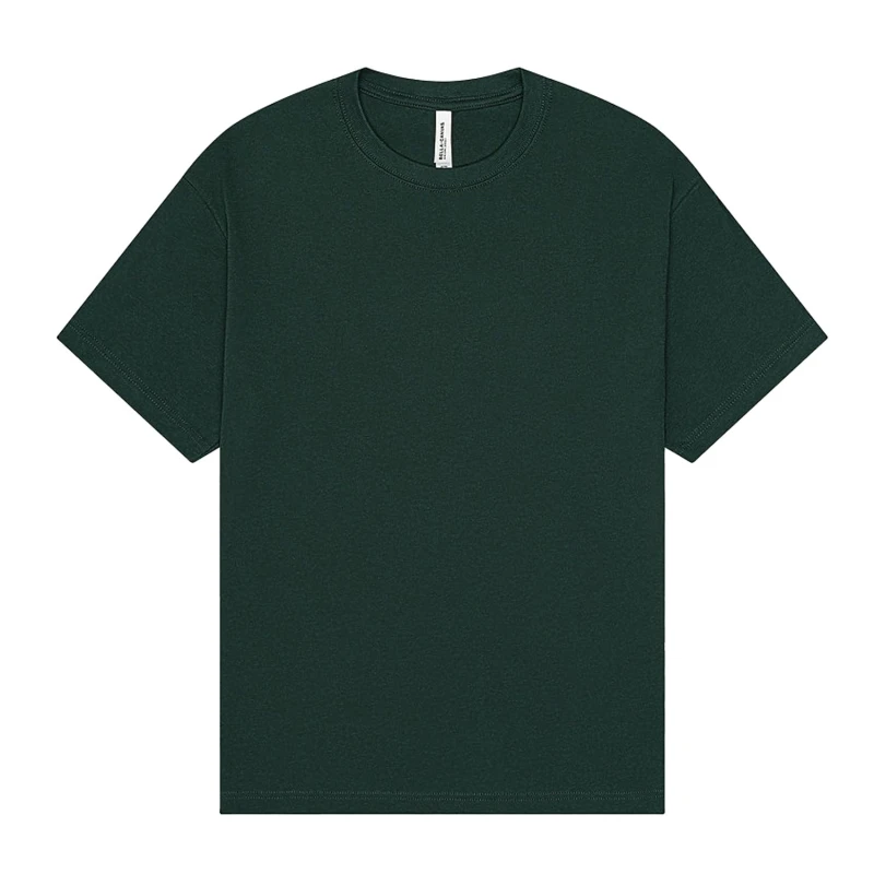 Image of Bella + Canvas Mens Heavy Boxy T-Shirt in Green Size: XS Green Male XS