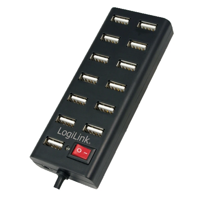Image of LogiLink UA0126 interface hub 480 Mbps Black