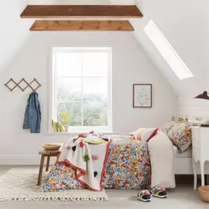 Image of Joules Bunbury Cotton Duvet Cover Set Multi - Multi