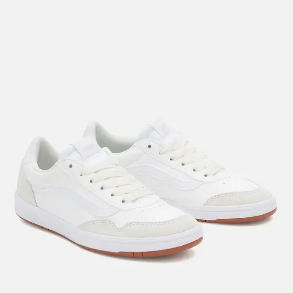 Image of Vans White Cruze Too Comfycush Shoes White Female 8 213554UK