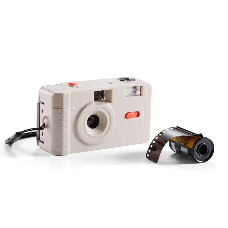 Image of Praktica Reusable 35mm Film Camera - Cream - Camera + 1x 36 Exposure 3