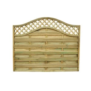 Image of Forest Garden Pressure Treated Bristol Fence Panel - 6 x 5ft Pack of 3