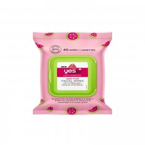 Image of yes to Watermelon Super Fresh Facial Wipes 40ct