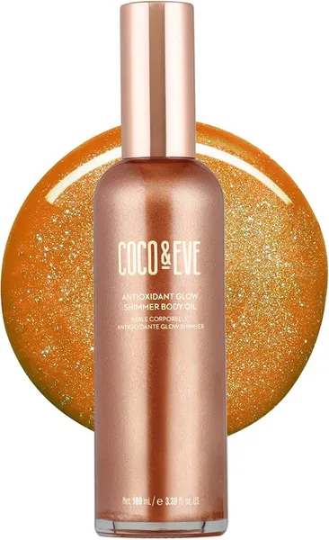 Image of Coco & Eve Antioxidant Glow Shimmer Body Oil 100ml