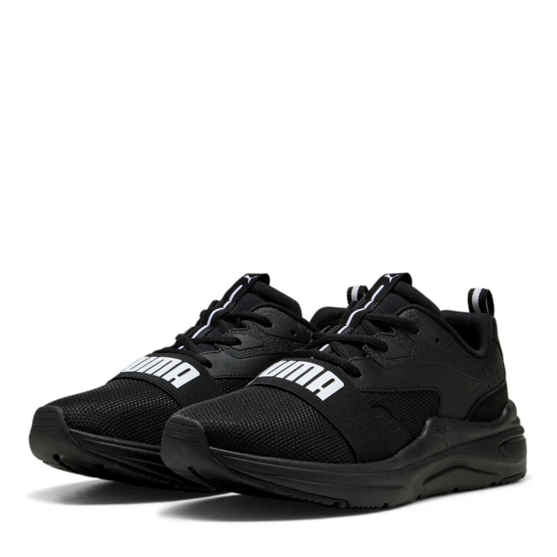 Image of Puma SoftRIDE Wired 2 Sneakers Mens Black/White male 6 (39)