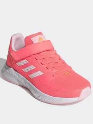 Image of adidas Runfalcon 2.0 Shoes, Blue/Purple, Size 1 Older