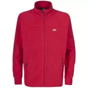 Image of Trespass Mens Bernal Full Zip Fleece Jacket (S) (Red)