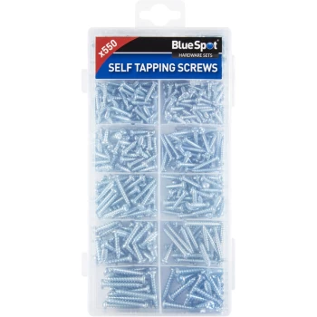 Image of 40574 550 Piece Assorted Self Tapping Screw Set - Bluespot