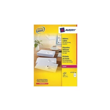 Image of L7173 Laser Label 99.1X57MM White PK100 - Avery