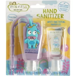 Image of Jack N' Jill Natural Care Cleansing Hand Gel for Kids Unicorn 2x29ml