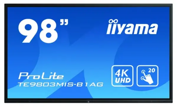Image of iiyama ProLite 97.5" TE9803MIS 4K Ultra HD LED Monitor