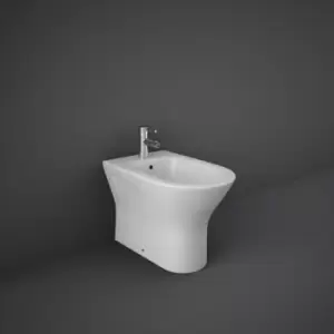 Image of Rak Feeling Back To Wall Bidet - Matt White