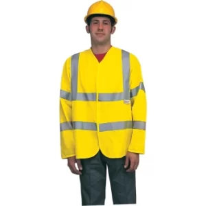 Image of Hi-vis Large Lightweight Yellow Jacket EN471