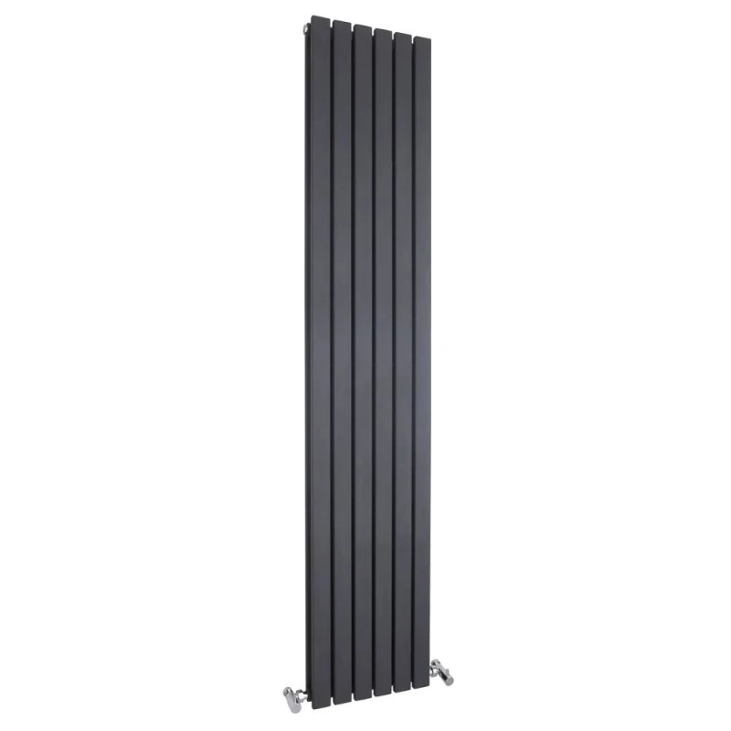 Image of Balterley Vertical Double Panel Radiator 3878 BTU Anthracite 1800x 354mm Grey