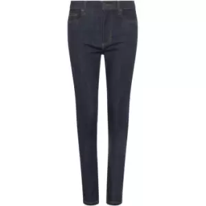 Image of French Connection High Rise Recycled Denim Skinny Jeans - Blue