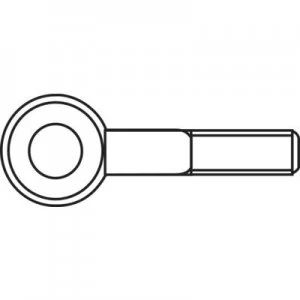 Image of M4 x 15mm Galvanised Steel Lifting Eye Bolts (50 pc(s))