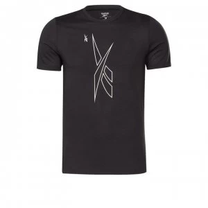 Image of Reebok MYT Graphic T Shirt Mens - Black