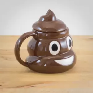 Image of Emoticon Poo Mug in Brown