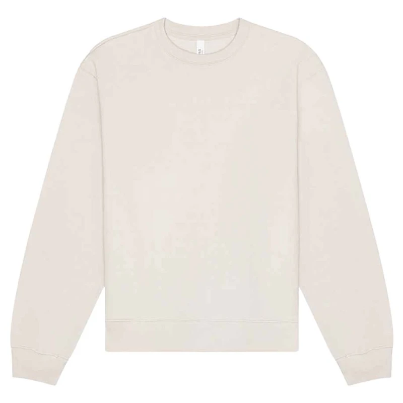 Image of Bella + Canvas Mens Heavyweight Crew Neck Sweatshirt in Ecru Size: XS Ecru Male XS