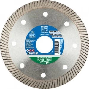 Image of Diamond cutting disc DG 115 x 1.4 x22.23 FL SG PFERD 68000031 Diameter 115mm