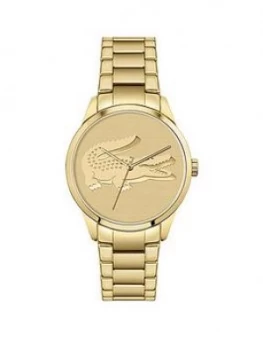 Image of Lacoste Lacoste Ladycroc Watch With Yellow Gold Ip Bracelet And Dial