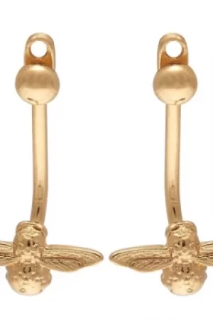 Image of Ladies Olivia Burton Gold Plated Sterling Silver 3D Bee Earrings OBJ16AME01