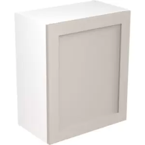 Image of Kitchen Kit Flatpack Shaker Kitchen Cabinet Wall Unit Ultra Matt 600mm in Light Grey MFC