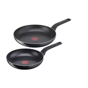 Image of Tefal Easy Cook & Clean Non-Stick 20-28cm Frying Pans Twin Pack