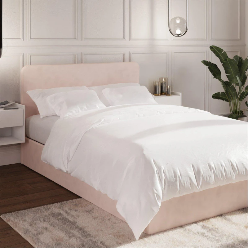 Image of GFW Chiswick King Ottoman & Pocket Sprung Mattress Beds King Pink 72974506050