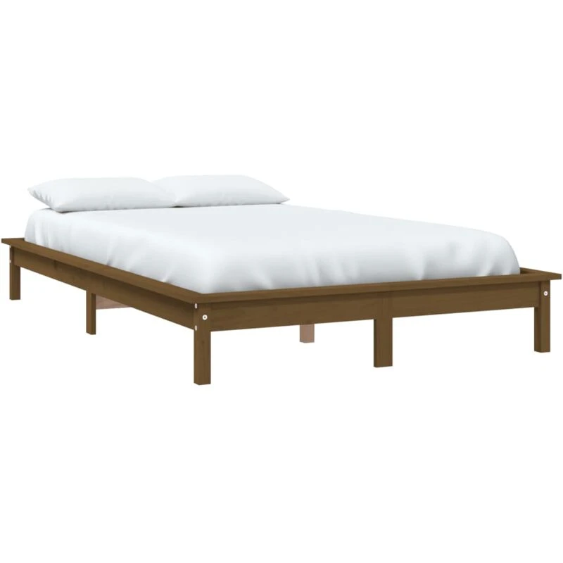 Image of VIDAXL 820539 Bed Frame without Mattress Honey Brown 120x200cm Solid Wood Vidaxl 8720287134275