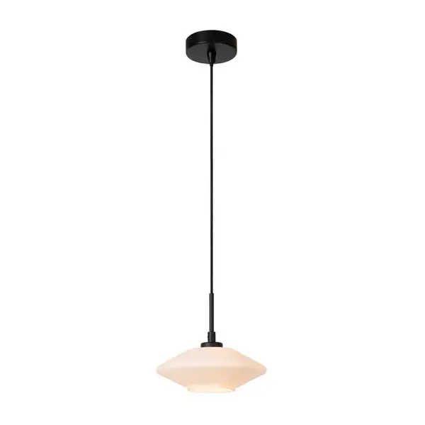Image of Lucide Lucide Trevor Glass Ceiling Pendant Light - Opal