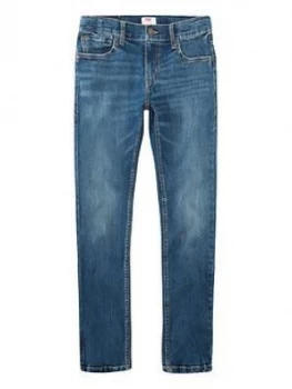 Image of Levis Boys 511 Slim Fit Jeans - Mid Wash