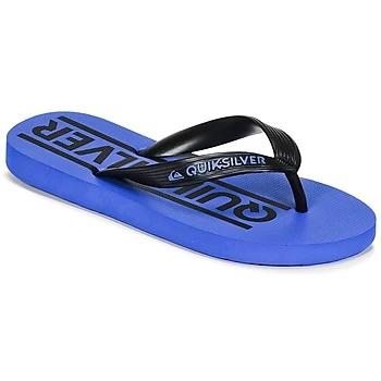 Image of Quiksilver JAVA WORDMARKYT B SNDL XKBK boys's Childrens Flip flops / Sandals in Blue kid,4,4.5,5,10 kid,11 kid,11.5 kid,12 kid,13 kid,1 kid,2 kid,2.5