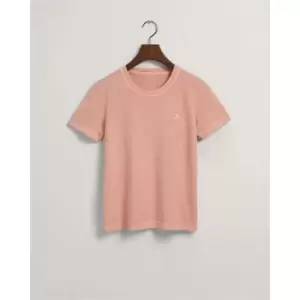 Image of Gant Sunfaded C-Neck Ss T-Shirt Soothing - Orange
