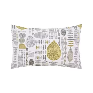 Image of Helena Springfield Unna Chartreuse Reversible Duvet Cover and Pillowcase Set MultiColoured