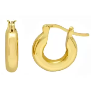 Image of Ladies Jasper Conran Jewellery Sterling Silver Gold Plated Earrings