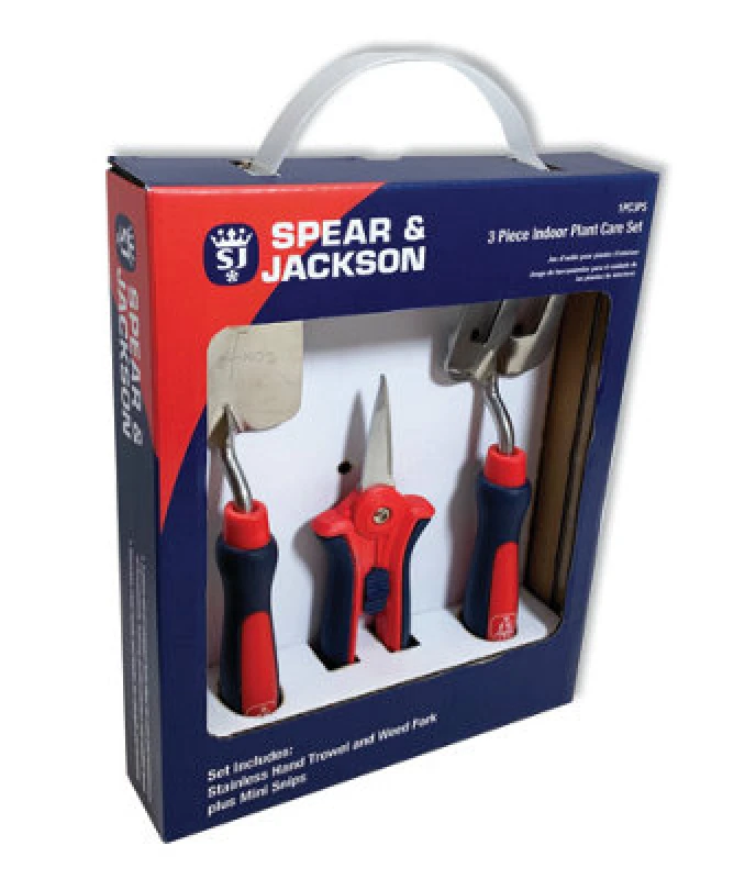 Image of Spear and Jackson 3 Piece Indoor Plant Care Tool Set IPC3PS