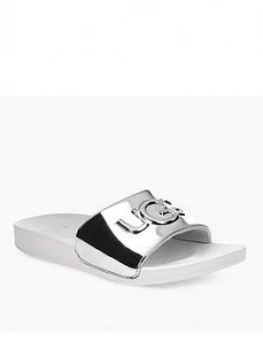 Image of Ugg Graphic Sliders - Silver