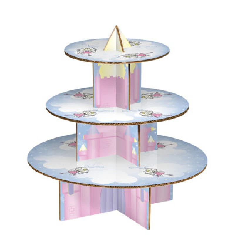 Image of Premier Housewares Fairy Castle 3 Tier Cake Stand Multi
