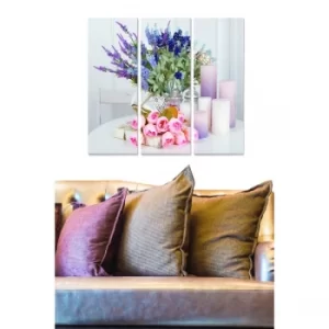 Image of MDF292989299 Multicolor Decorative MDF Painting (3 Pieces)