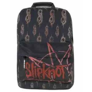 Image of Rock Sax Wait And Bleed Slipknot Backpack (One Size) (Black/Red)