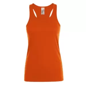 Image of SOLS Womens/Ladies Justin Sleeveless Vest (S) (Orange)