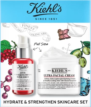 Image of Kiehl's Hydrate & Strengthen Skincare Gift Set