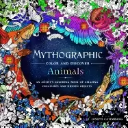 Image of mythographic color and discover animals an artists coloring book of amazing