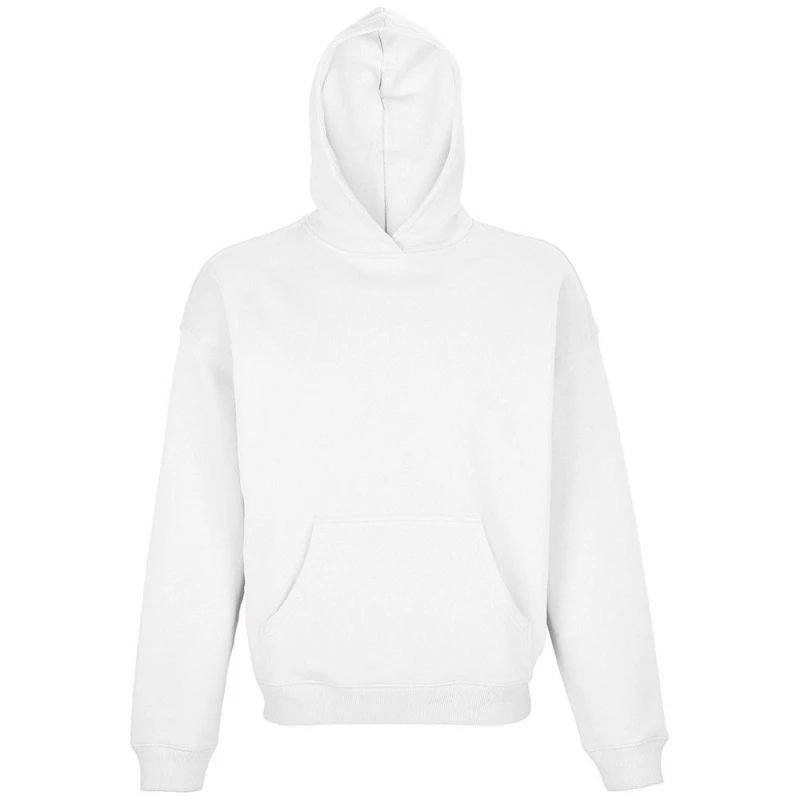 Image of SOL'S Mens Connor Oversized Hoodie in White Size: XS White Male XS