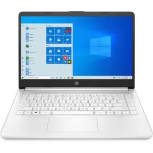 Image of HP 14s-fq0015na 3020E Notebook 35.6cm (14") Full HD AMD Athlon 4GB DDR4-SDRAM 128GB SSD WiFi 5 (802.11ac) Windows 10 Home S White