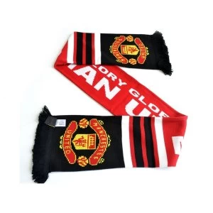 Image of Man Utd Glory Glory Jacquard Knit Scarf
