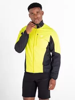 Image of Dare 2b Mens Mediant II Cycling Jacket - Yellow/Black, Yellow/Black, Size 2XL, Men