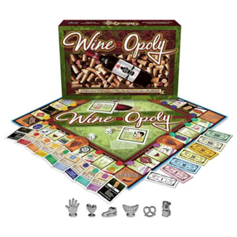Image of Cheatwell Games Wine-Opoly Property Trading Board Game